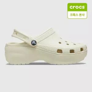 크록스 클래식 플랫폼 클로그 본 여성 (206750-2Y2)