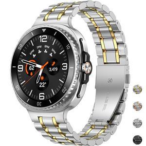 삼성 호환 갤럭시 워치 8 클래식 46mm 메탈 시계줄 팔찌, 밴드용 스테인리스 스틸 스트랩