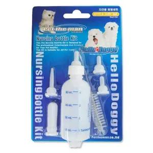 [하프클럽/셀럽하우스]헬로도기 젖병세트 60ml 고양이 강아지