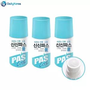 신신파스 쿨 연고 60g 바르는 롤온 타입 3개 모기 벌레물림 근육