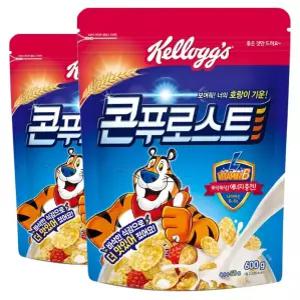 서치B1 시리얼 켈로그 농심켈로그 콘푸로스트 1.2kg 600gx2봉 켈로그시리얼 생활