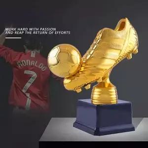 유럽 골든 슈 풋볼 축구 어워드 트로피 베스트 슈터 부츠 팬 기념품 컵 선물 공예품