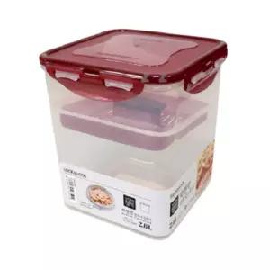 야채보관통 플라스틱용기 사각밀폐용기 2.6L