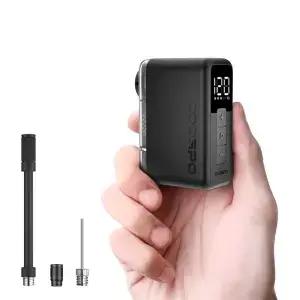 COOSPO X1 공기 전기 펌프 120PSI 미니 자전거 디지털 팽창기 500mAh 휴대용 충전식 MTB Schrader Presta