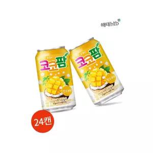 해태 코코팜 망고코넛 340ml 24캔 카페용