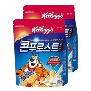 [셀러허브 식품]켈로그 콘푸로스트  600g x 2개 (51802144)
