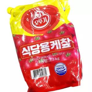 오뚜기 토마토 케찹 파우치 3.3kg 업소용