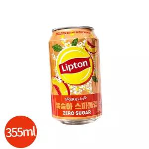립톤 복숭아 스파클링 제로 355ml 24개 카페용