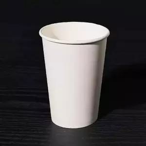[제이큐]LG 종이컵 무지 390ml (13온스) 1000개 일회용 두꺼운 테이크아웃 커피