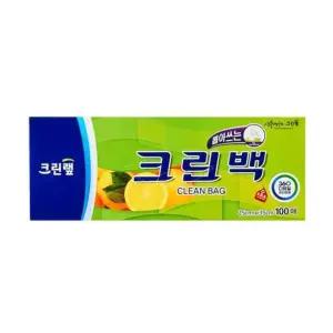 크린백 크린 위생백 위생비닐 랩 백 롤백 비닐 100매 주방용품 위생 25cmX35cm