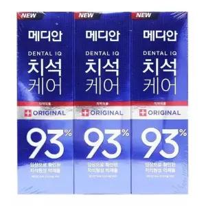 [제이큐]메디안 치석케어 치약 기획 오리지날 120gx3
