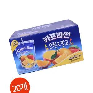 카프리썬 오렌지 망고 주스 200ml 20개 카페용