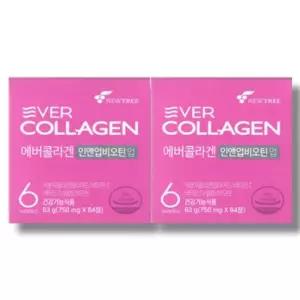 [영양친구] 에버콜라겐 인앤업비오틴 업 750mg x 84정 2개 저분자콜라겐펩타이드