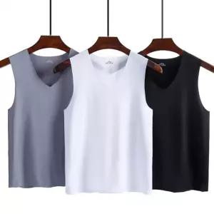 쿨티셔츠 나시 심리스 무봉제 V넥 기능성 런닝 남성