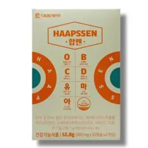 [셀러허브][보리담다] 대웅제약 합쎈 880mg x 60캡슐 (S51808892)