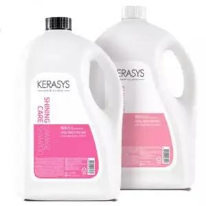 애경 케라시스 샤이닝 데미지 샴푸 린스 택 4L x1개 + 펌프