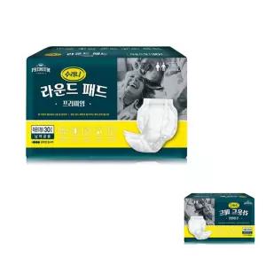 뮤 수려니 고급형 라운드패드 신형 일자 240매 (30매X8팩)