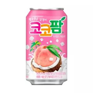 340mlX24캔 피치핑크 과일쥬스 해태 과즙음료 캔음료 복숭아