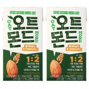 롯데오트몬드 오리지널 오트몬드 190mlX24팩 오트밀아몬드음료