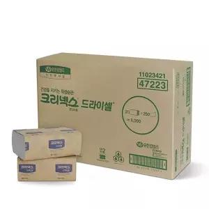 유한킴벌리 드라이셀 핸드타올/핸드타월/페이퍼 5000매