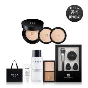 헤라 [내일도착/단독]헤라 블랙쿠션 파운데이션 디럭스(본품+리필2/증정3종+툴키트)