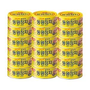 이지하우스 동원 살코기 참치 85g x18캔 910609