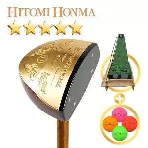 [하프클럽/히토미혼마]협회공인인증 히토미혼마 5스타 파크골프채 PRIME GOLD