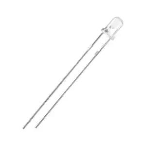 uxcell 50개입 3mm 940nm 적외선 발광 다이오드 DC 1.2V LED IR 투명 원형 헤드