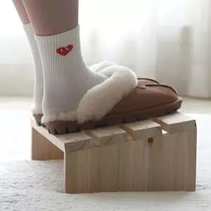 빠른 배송 나무선생 삼나무 화장실발판 발받침대 경사 평면 일반 와이드 책상발받침대 서치D2