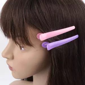 컬러 플라스틱집게핀 플라스틱 10P 미용핀 vLa17XhU