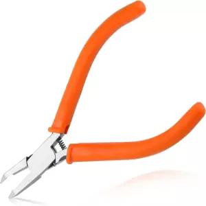 LEONTool 소형 플러시 컷 대각선 커터 38도 각도 팁 전자제품 주얼리 제작 모형 공예용 4.5인치 스프링
