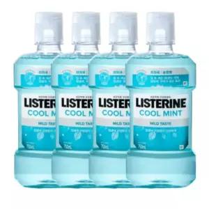 리스테린 쿨민트 마일드 입냄새제거 순한 가글 750ml X 4개