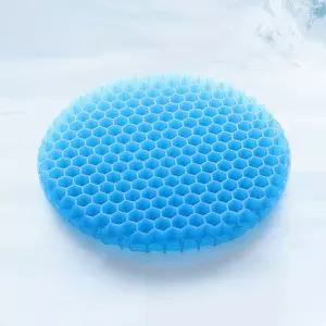 TPR실리콘 벌집방석 젤쿠션 여름 쿨방석 원형 28cm