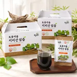 [오늘출발] HACCP 지리산 칡즙 30팩 X 2박스 (60포) 국내산 100% 야생칡 부드러운 액상차 대용량