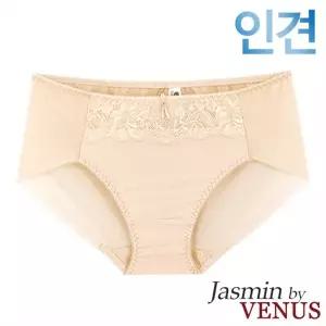 [하프클럽/자스민by비너스]95105/인견 레이스 헴누디삼각팬티1종(JPT1308)