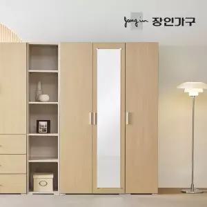 장인가구 블리스 800 전신거울 행거형 옷장