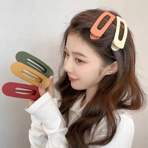 예쁜머리핀 헤어핀 대형클립핀 올림머리 컬러 집게핀