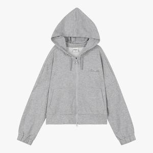 [유솔] sh06 크롭 후드 집업(그레이)  ULJM24S51 (S12581365)