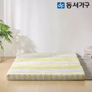 동서가구 허니셀 폼 극세사 3단 접이식 편백황토숯 토퍼 매트 11cm SS DF644920