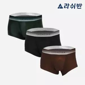 [라쉬반 프리미엄] H분리 나무소재 남자팬티 액티브 루트 3종