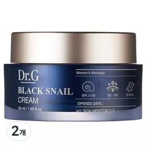 미라클하우스 닥터지 블랙 스킨 보습 스네일 크림 듀오 50ml 2개 612711