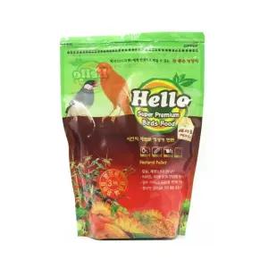 Hello 프리미엄 새사료 핀치류전용 1Kg/사료/어린/병아리/닭/모이/중/새/먹이/앵무새/이유식/모이통/먹이통