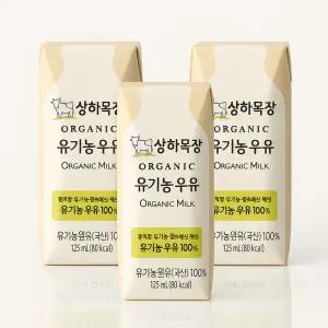 상하목장 유기농 멸균우유 125ml 48팩