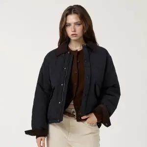 [후아유](김해점)Detachable Collar Quilted Jacket(F) WHJPG1112F