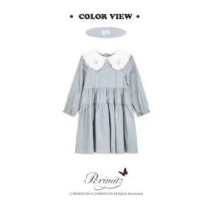페리미츠 프릴 카라 캉캉 원피스 P2531O660