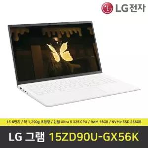 LG 그램 15ZD90U-GX56K 노트북 / RAM 16GB / NVMe SSD 256GB