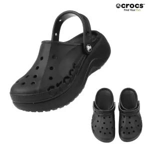 CROCS 당일발송 매장판 바야 플랫폼 클로그 208186-001