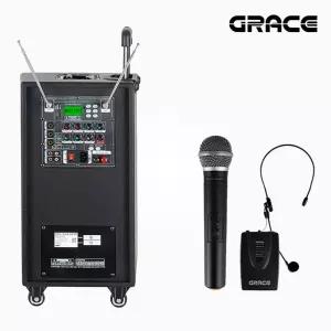 그레이스 EG-615 600W 블루투스 이동식앰프 스피커 휴대용 충전식 야외 행사용