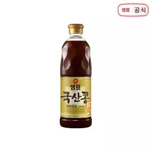 샘표 국산콩 양조간장 집밥 요리팁 국물 반찬 재료 860ml 1병