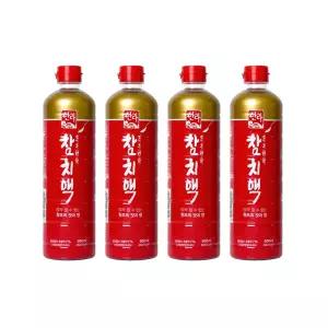 한라 선물세트 3호 (한라참치액 900ml × 4병)